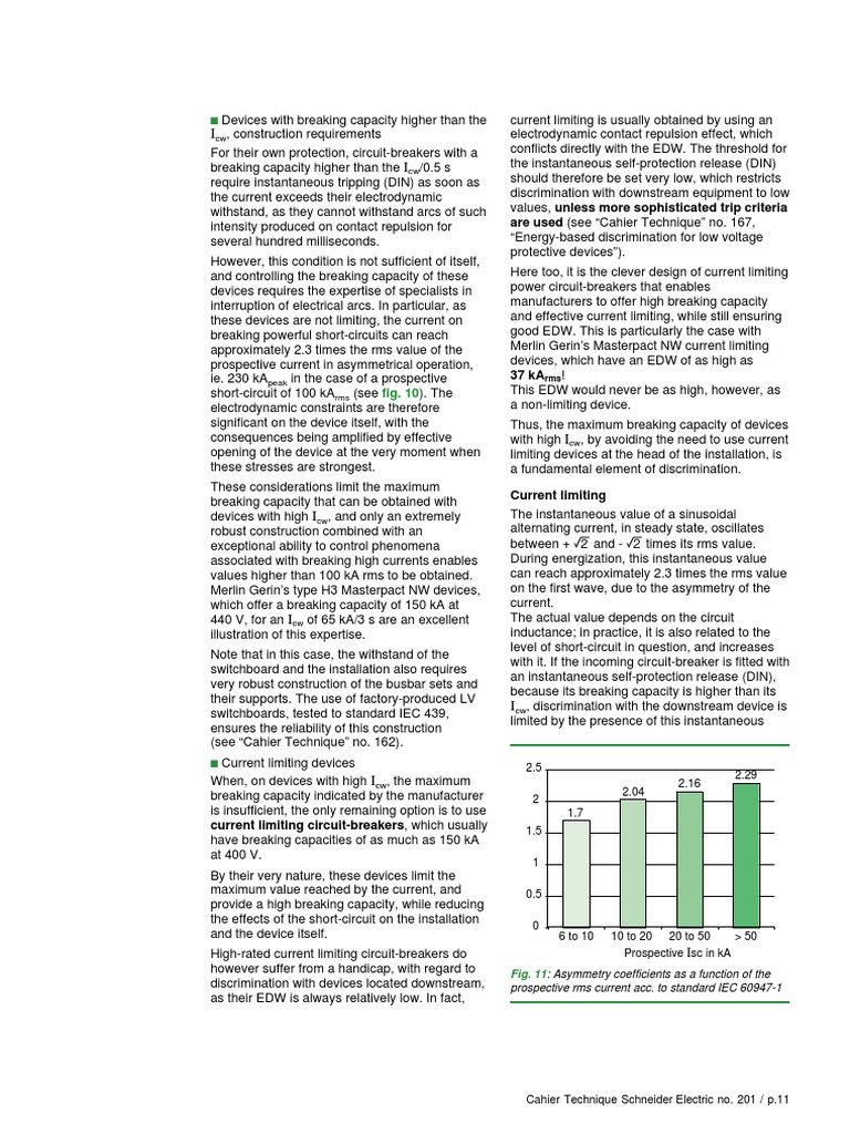 Current Limiting Circuit Breakers Enabling High Breaking Capacity