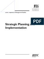 Module 3-Strategic Planning and Implementation