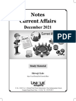 Uploadedmaterial - 28current Affairs 1st To 31st December 2021 - Shivaji Kale