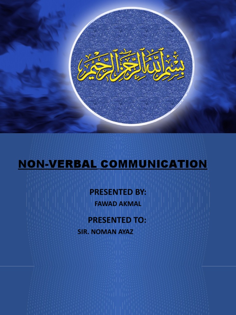 Understanding Non-Verbal Communication | PDF | Career & Growth