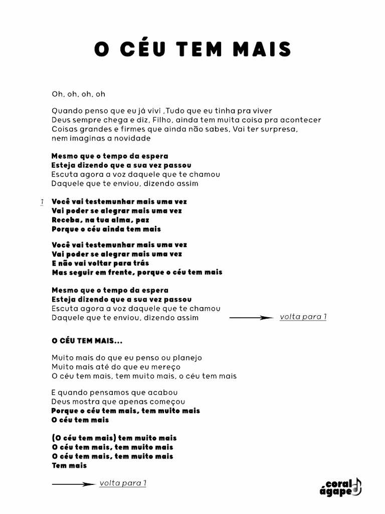 O Céu Tem Mais | PDF