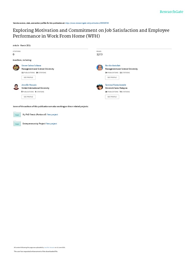 Exploring Motivation and Commitment On Job Satisfaction and Employee ...