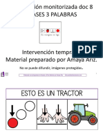 Inicio Intervención Tutorizada FRASES TRES PALABRAS