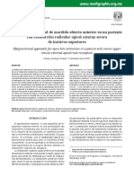 Manejo Miofuncional de Mordida Abierta Anterior en Un Paciente Con Reabsorción Radicular Apical Externa Severa de Incisivos Superiores