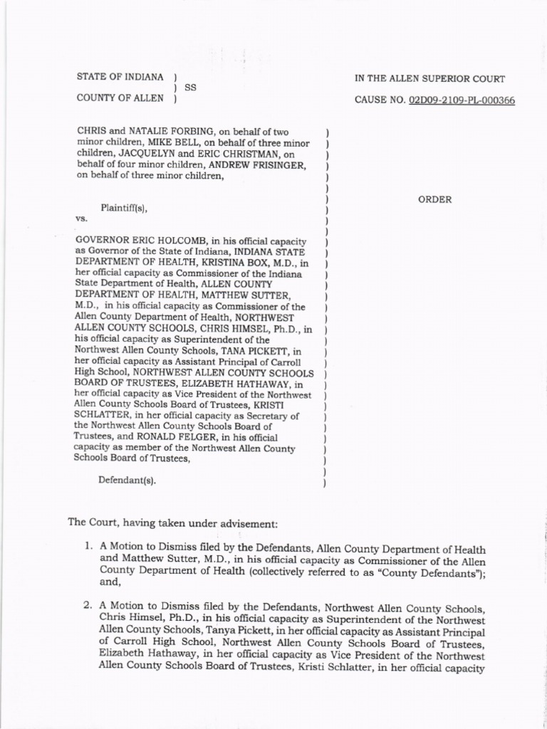 2022.01.12 Order On Motions To Dismiss PDF Federal Rules Of Civil