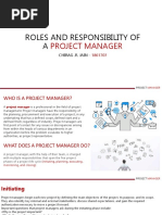 Roles and Responsibility of A Project Manager