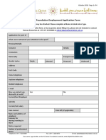 Employment Application Form (HR4)