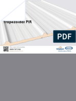 Instalação Isotelha Trapezoidal PIR