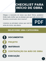 Checklist Para Iniciar Sua Obra [123Projetei]