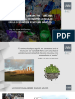 Normativa chilena sobre economía circular y gestión de residuos