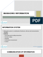 Managing Information: Performance Management (PM) Jojo Tomy Acca