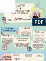 Chapte R5: Database Systems in Accounting