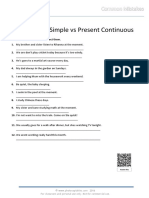 дз на 6.08 present simple vs present continuous