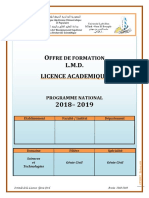 Licence Génie Civil