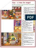 Three Christmas Scenes Picture Description Exercises - 140084