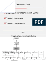 Course 11 OOP: Graphical User Interfaces in Swing