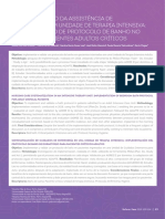 Sistematização Da Assistência de Enfermagem em Unidade de Terapia Intensiva - Implementação de Protocolo de Banho No Leito para Pacientes Adultos Críticos