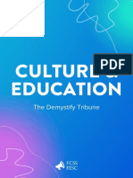 Culture & Education - Demystify Tribune Quarterly (2021-2022)