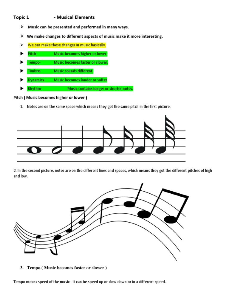 Understanding Music Elements and Patterns | PDF | Song Structure ...