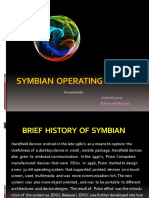 Symbian Operating System: Arvind Kumar Roll - No.0838131001