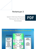 Pertemuan 3: Sistem Informasi Pemasaran, Riset Pemasaran Dan Peramalan Permintaan