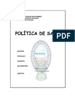POLITICA DE SALUD