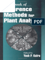 Handbook of Reference Methods for Plant Analysis-1998