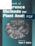 Handbook of Reference Methods For Plant Analysis-1998