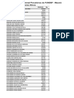 Lista de alunos com nome, matrícula e curso