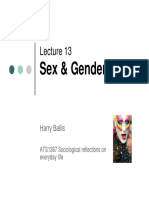 Lecture - 13 - Sex and Gender