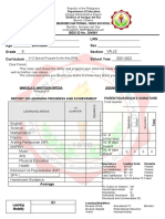 Valle 9 2021-2022: Barobo National High School BEIS ID No. 304861