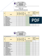 Department of Education: Special Program in The Arts (Spa) Grade 9-Valle First Quarter Consolidated Grade Sheet