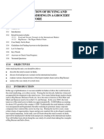 Unit 13 Application of Buying and Merchandising in A Grocery Retail Store