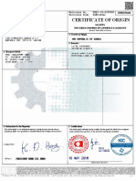 Export Certificate Details