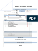 Check List de Mantenimiento