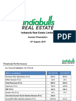 Indiabulls Real Estate Limited: Investor Presentation 14 August, 2019