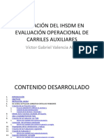 Aplicación Del Ihsdm en Evaluación Operacional de Carriles