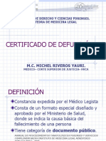 Certificado de Defuncion Peru