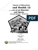 P E and Health 12: Dance As An Exercise and Sports