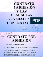 5 Contratos Por Adhesion y Clausulas Generales