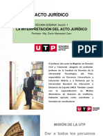 UTP Diap Acto Jurídico 10 Semana 1 Sesión