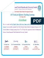 ICT Tools For Effective Teaching Learning: Swami Ramanand Teerth Marathwada University, Nanded