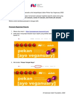 (Ayo Veganuary) Petunjuk Registrasi Peserta