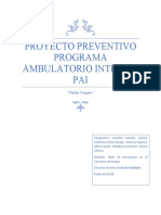 Proyecto Preventivo Programa Ambulatorio Intensio Pai