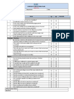 Checklist For Lifting Plan: S/N Items YES NO Remarks