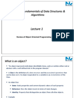 CSCI 207: Fundamentals of Data Structures & Algorithms: Review of Object Oriented Programming Basics