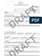 Draf T: Form GSTR-1 (See Rule 59 (1) ) Details of Outward Supplies of Goods or Services