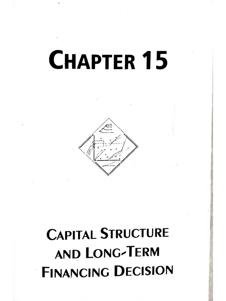 Capital Structure and Long Term Financing Decision PDF