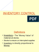 Inventory Control - Arun Gupta