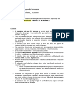 Trabalho II - 2º Bimestre - Cálculo II - Sexta-Feira - Notuno